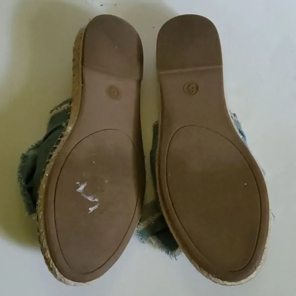 DV by Dolce Vita Espadrilles Sandals Blue Denim SHOES Women's Size 6 WOMAN'S